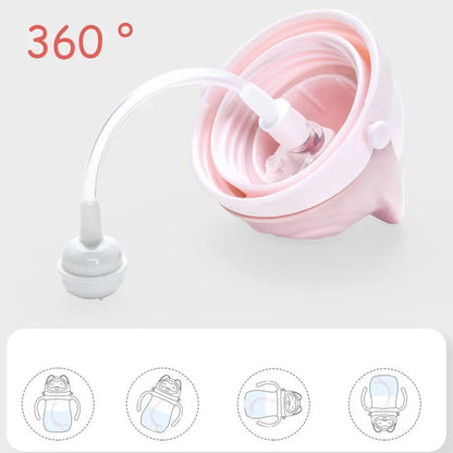 Biberon en silicone avec poignée