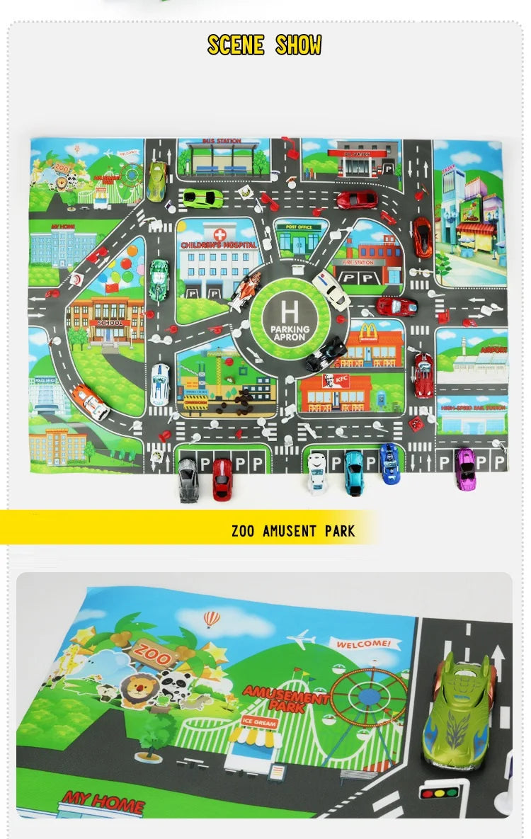 Tapis de route éducatif pour enfants
