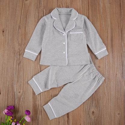 Pyjama unisexe en coton pour bébé