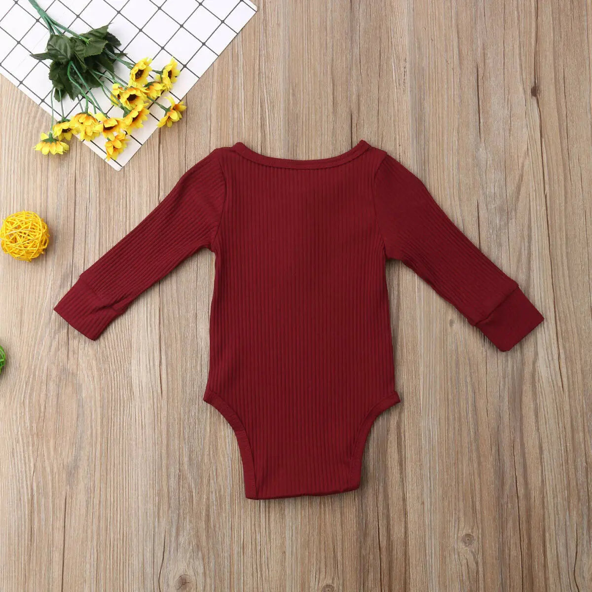 Body en maille côtelée pour bébés