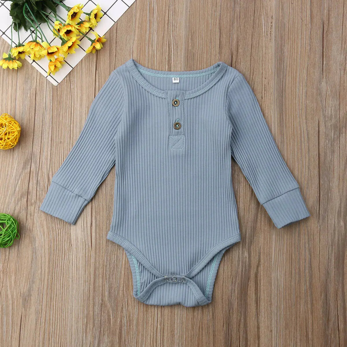 Body en maille côtelée pour bébés