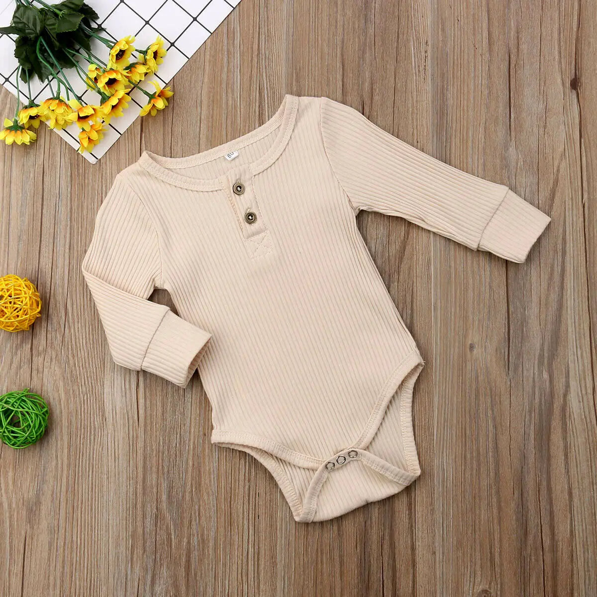 Body en maille côtelée pour bébés