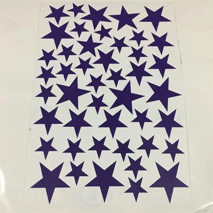 Autocollants muraux à motif étoiles pour chambre de bébé