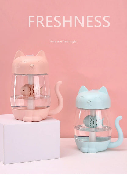 Humidificateur d’air en forme de chat