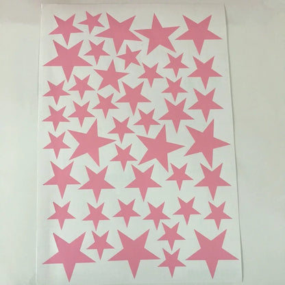 Autocollants muraux à motif étoiles pour chambre de bébé