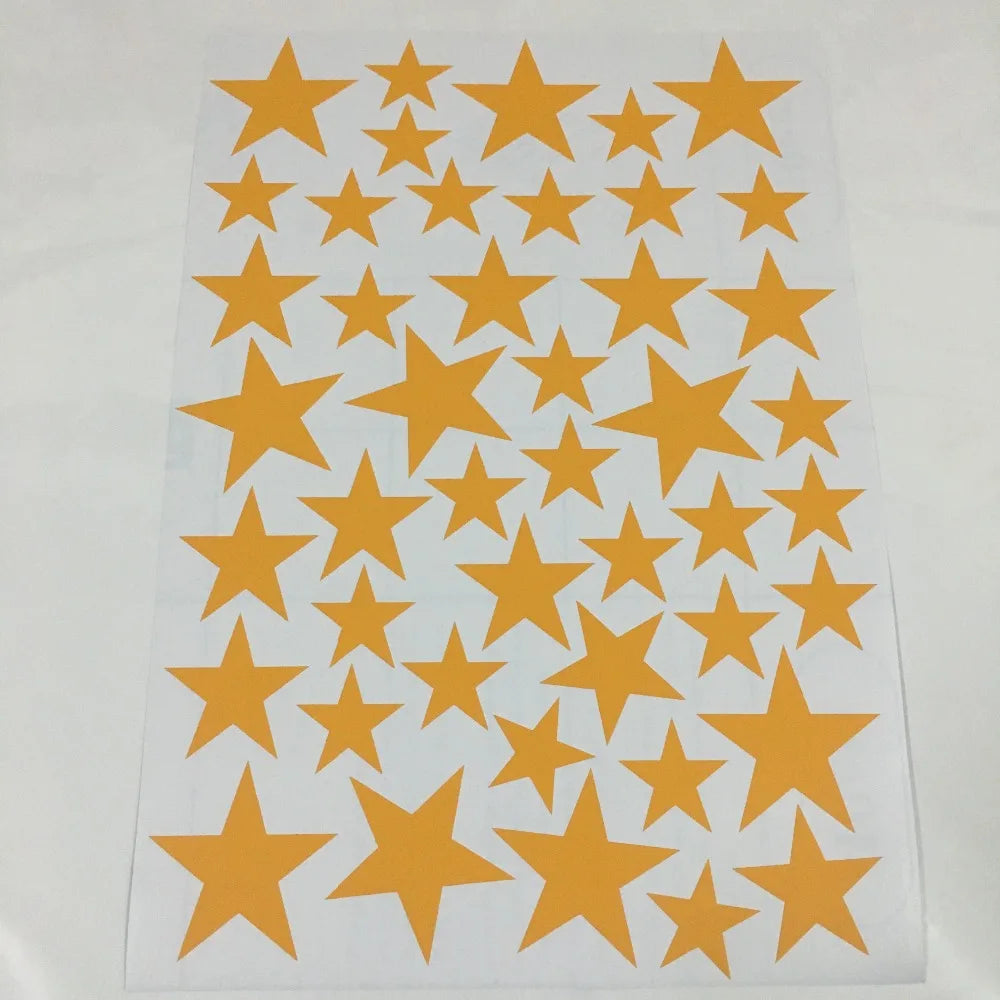 Autocollants muraux à motif étoiles pour chambre de bébé