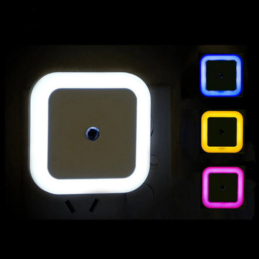 Mini lampe LED carrée avec capteur de lumière sans fil