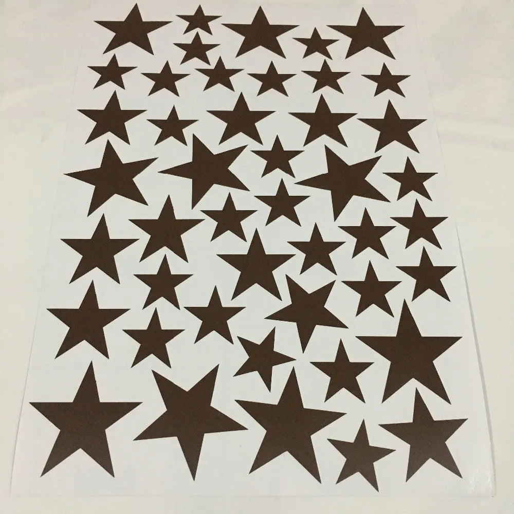 Autocollants muraux à motif étoiles pour chambre de bébé