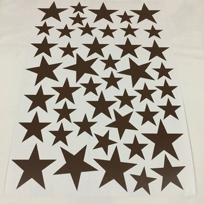 Autocollants muraux à motif étoiles pour chambre de bébé