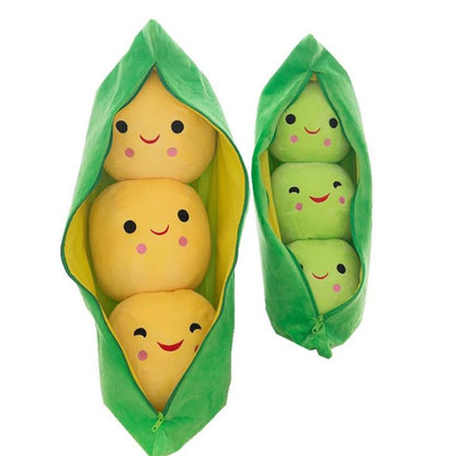 Petits pois en peluche pour bébé