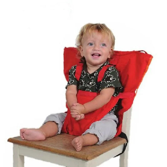 Coussin de chaise bébé avec ceinture de sécurité