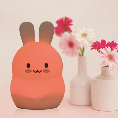 Veilleuse tactile en forme de lapin