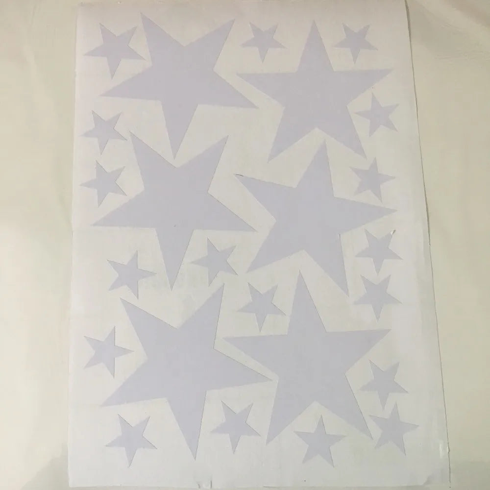 Autocollants muraux à motif étoiles pour chambre de bébé