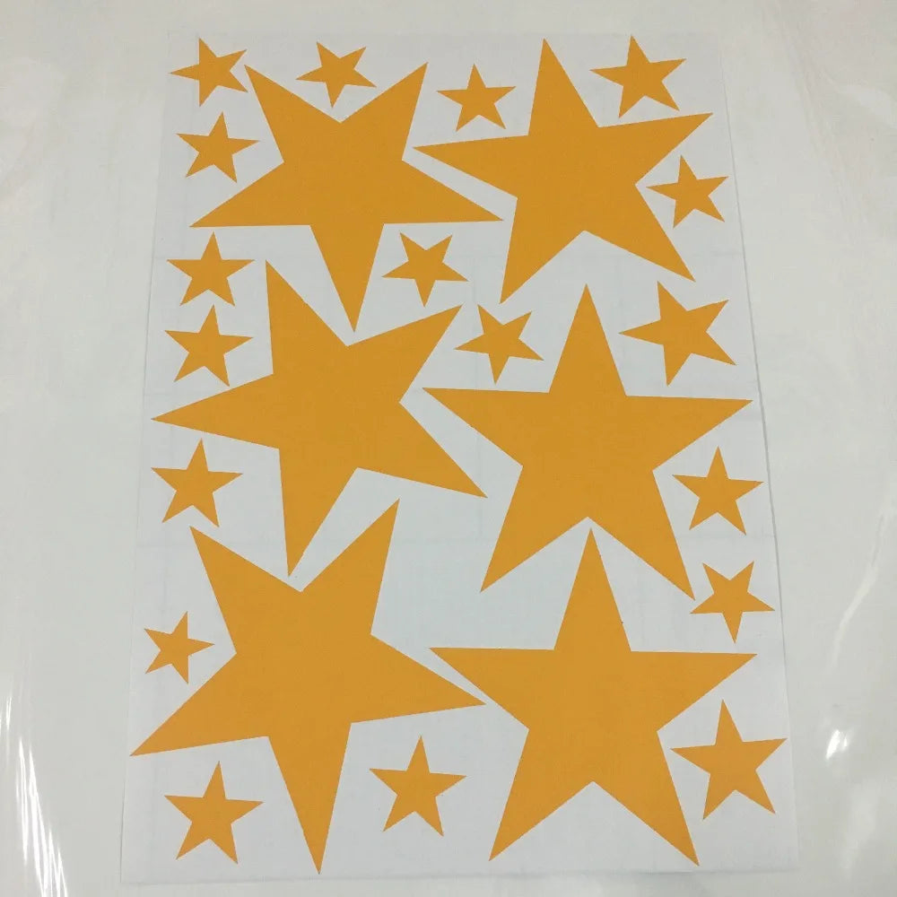 Autocollants muraux à motif étoiles pour chambre de bébé