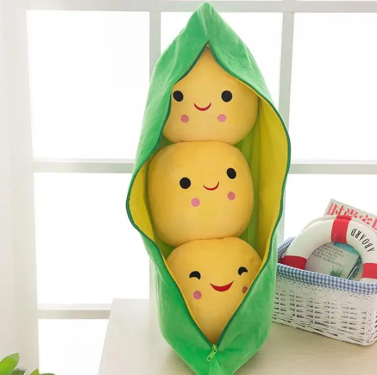 Petits pois en peluche pour bébé
