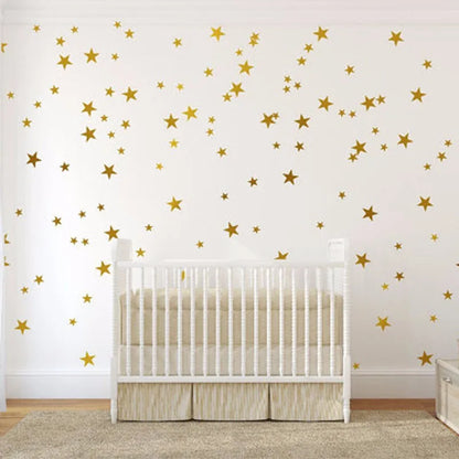 Autocollants muraux à motif étoiles pour chambre de bébé