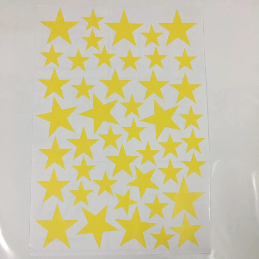 Autocollants muraux à motif étoiles pour chambre de bébé