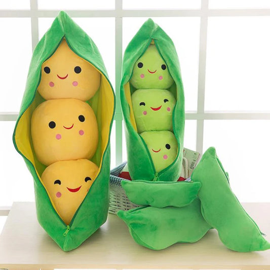 Petits pois en peluche pour bébé