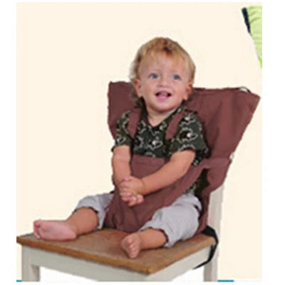 Coussin de chaise bébé avec ceinture de sécurité