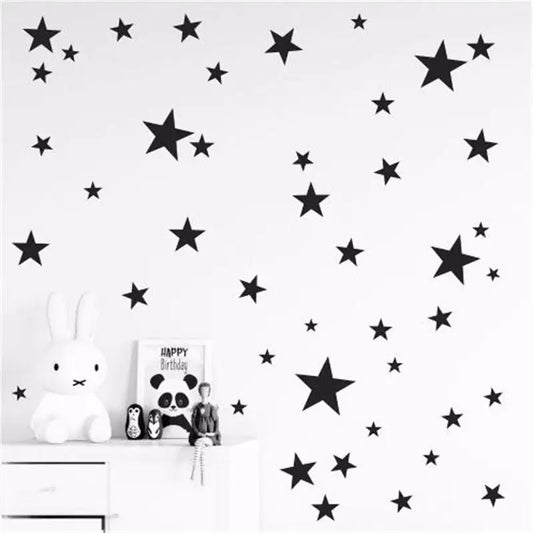 Autocollants muraux à motif étoiles pour chambre de bébé