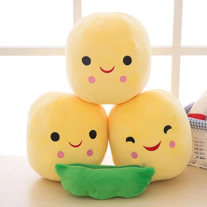 Petits pois en peluche pour bébé