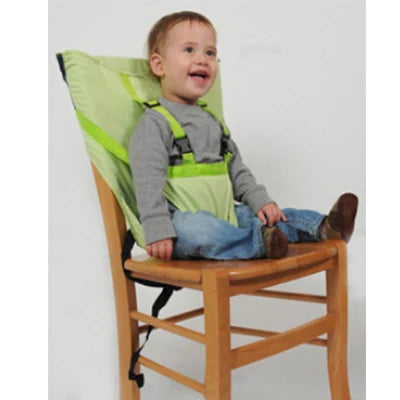 Coussin de chaise bébé avec ceinture de sécurité