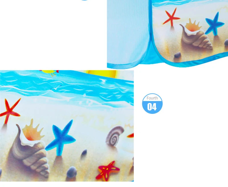 Parc pour bébé coloré avec panier de basket