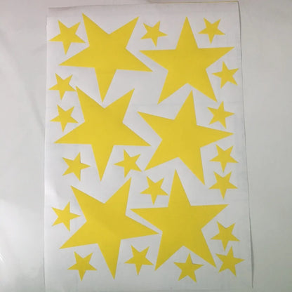 Autocollants muraux à motif étoiles pour chambre de bébé