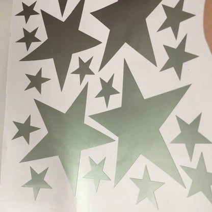 Autocollants muraux à motif étoiles pour chambre de bébé
