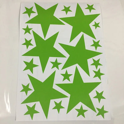 Autocollants muraux à motif étoiles pour chambre de bébé