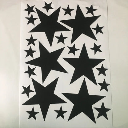 Autocollants muraux à motif étoiles pour chambre de bébé