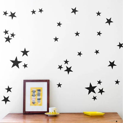 Autocollants muraux à motif étoiles pour chambre de bébé