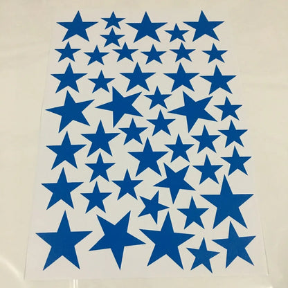 Autocollants muraux à motif étoiles pour chambre de bébé