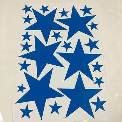 Autocollants muraux à motif étoiles pour chambre de bébé