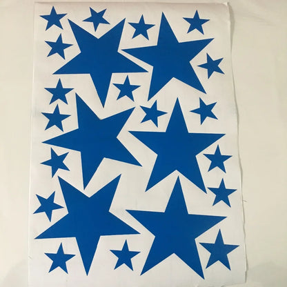 Autocollants muraux à motif étoiles pour chambre de bébé