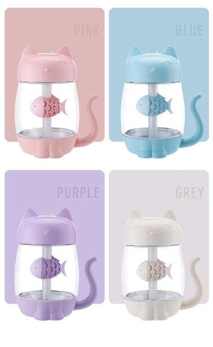 Humidificateur d’air en forme de chat