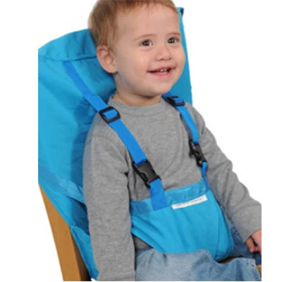Coussin de chaise bébé avec ceinture de sécurité