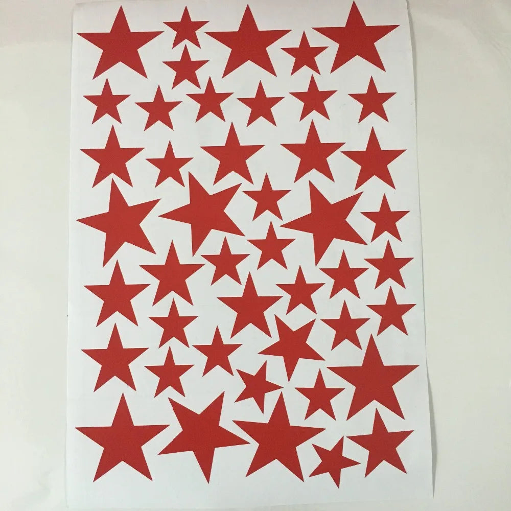 Autocollants muraux à motif étoiles pour chambre de bébé