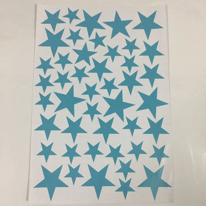 Autocollants muraux à motif étoiles pour chambre de bébé