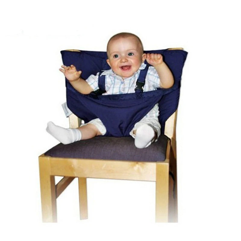 Coussin de chaise bébé avec ceinture de sécurité