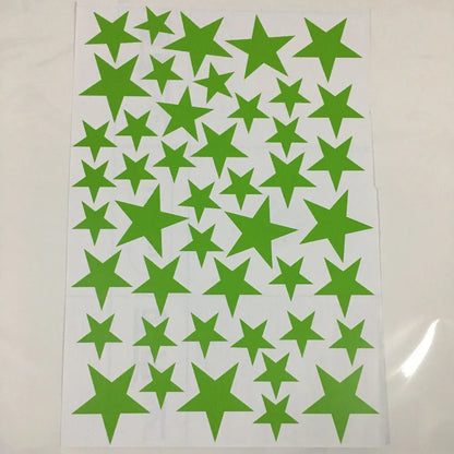 Autocollants muraux à motif étoiles pour chambre de bébé