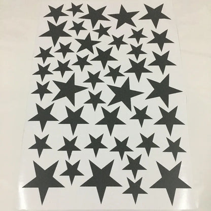 Autocollants muraux à motif étoiles pour chambre de bébé