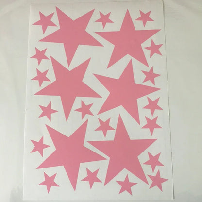 Autocollants muraux à motif étoiles pour chambre de bébé