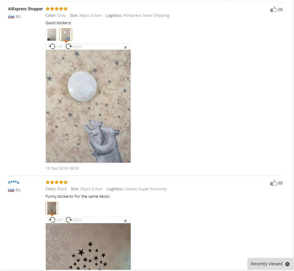 Autocollants muraux à motif étoiles pour chambre de bébé