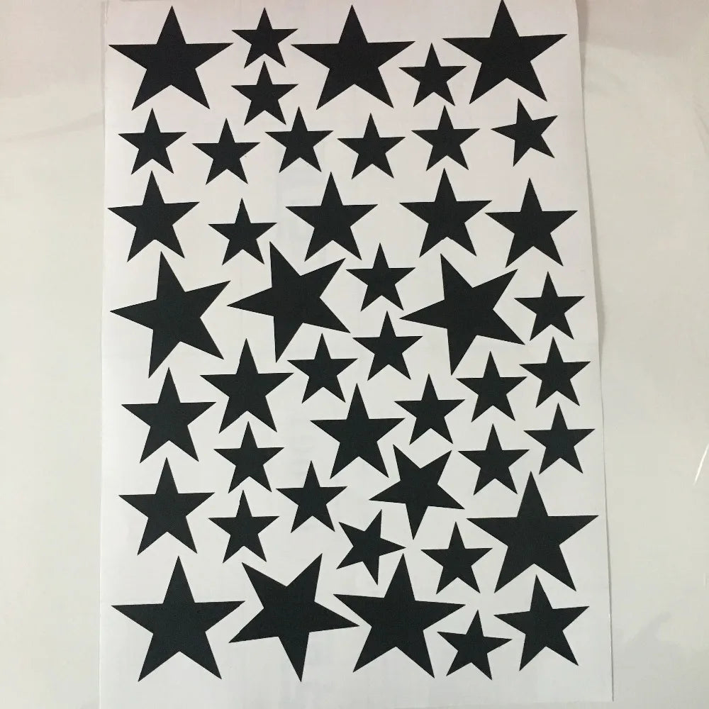 Autocollants muraux à motif étoiles pour chambre de bébé