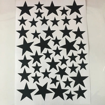 Autocollants muraux à motif étoiles pour chambre de bébé