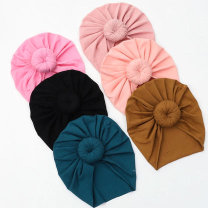 Bonnet turban donuts en coton