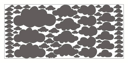 Autocollants muraux à motif nuage