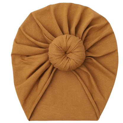 Bonnet turban donuts en coton