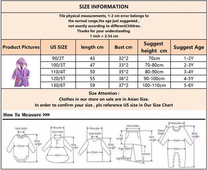 Peignoir à capuche Minnie Mouse pour bébés